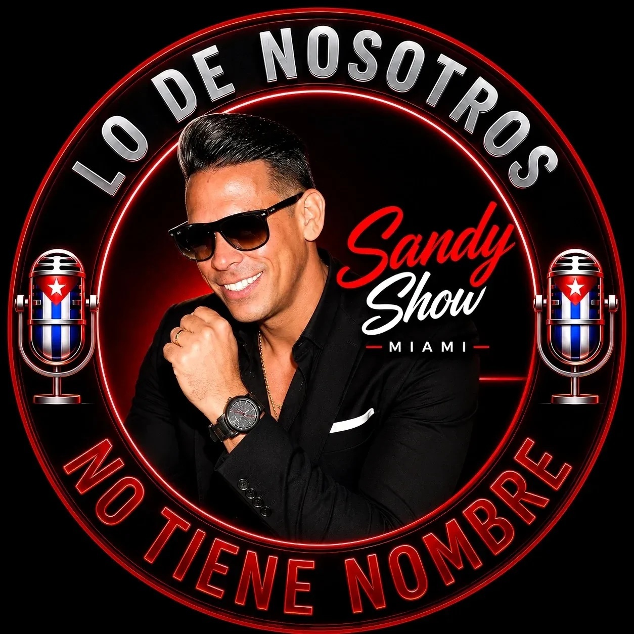 Identidad visual oficial de Sandy Show Miami y Lo de Nosotros No Tiene Nombre